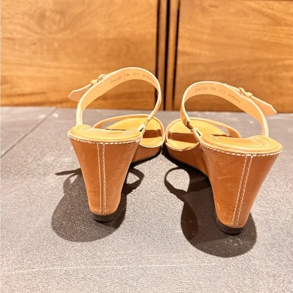 Cole Haan Wedges Slip On Thin Straps - Picture 3 of 12